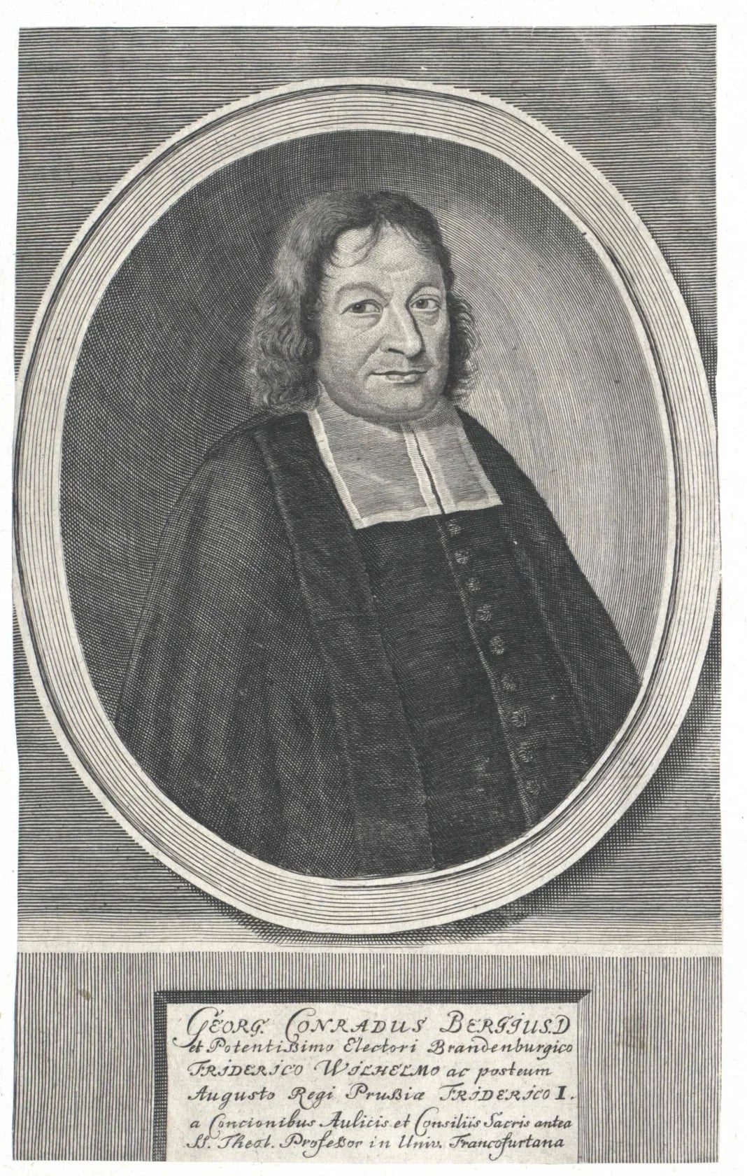 Portrait of Georg Conrad Bergius (1623–1691) – memorial page