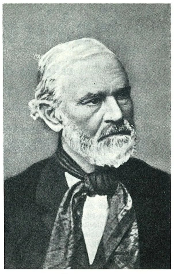 Porträt von Georg David Hardegg (1812–1879) – Gedenkseite