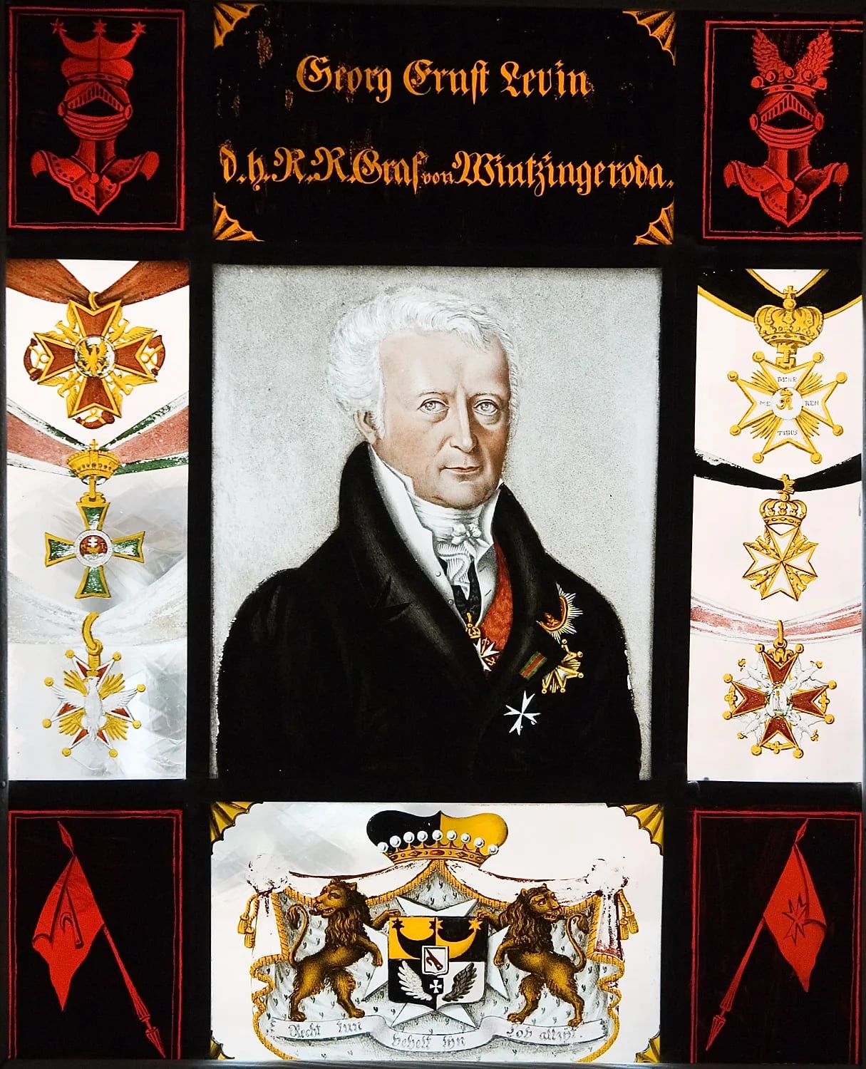 Porträt von Georg Ernst Levin von Wintzingerode (1752–1834) – Gedenkseite