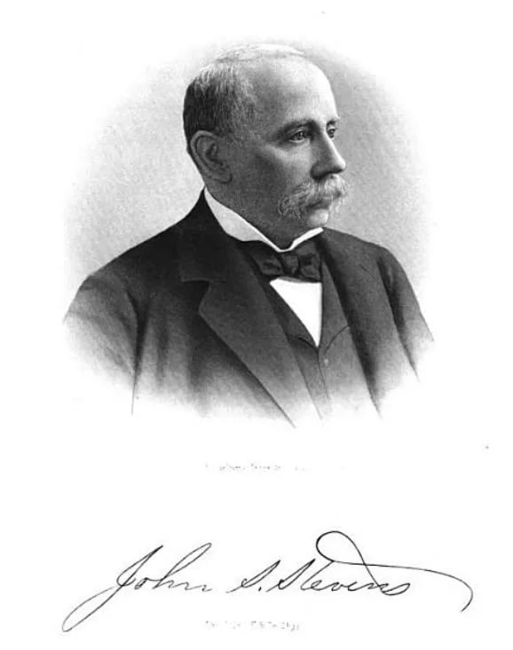 Porträt von John S. Stevens (1838–1912) – Gedenkseite