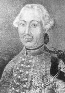 Porträt von Georg Ludwig von Puttkamer (1715–1759) – Gedenkseite