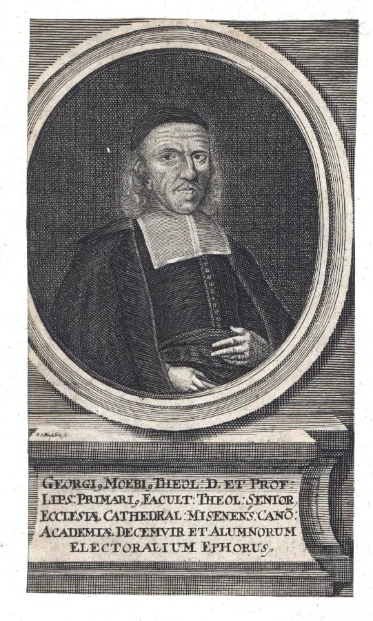 Porträt von Georg Möbius (1616–1697) – Gedenkseite