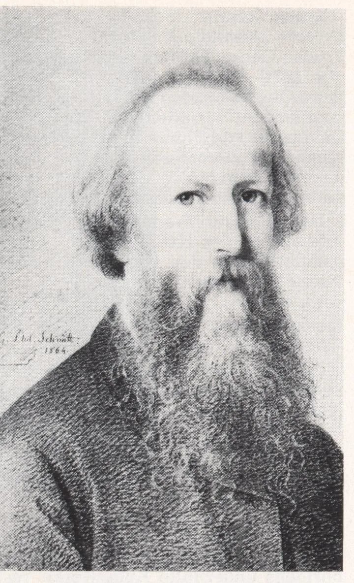 Portrait of Georg Philipp Schmitt (1808–1873) – memorial page