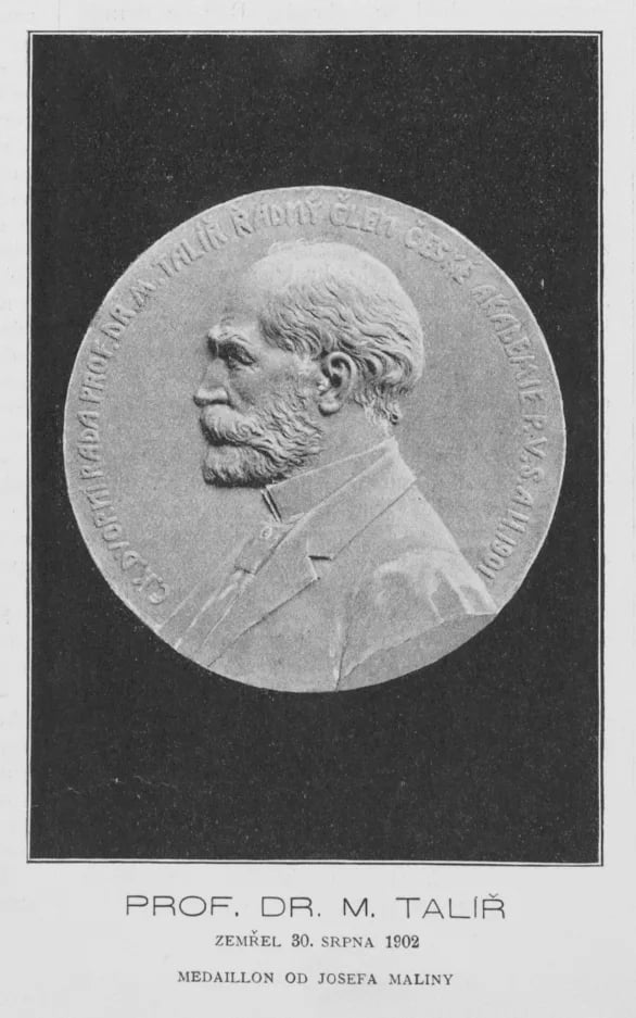 Porträt von Matouš Talíř (1835–1902) – Gedenkseite