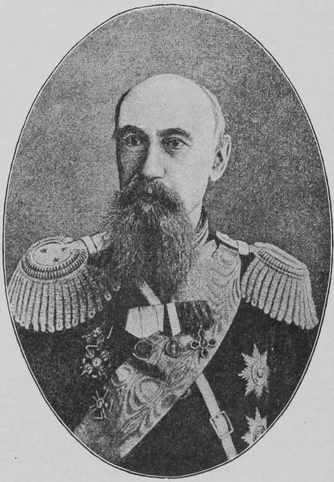 Porträt von Mikhail Boreskov (1829–1898) – Gedenkseite
