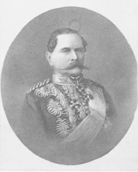 Porträt von Alexander Iwanowitsch Gendrikow (1807–1881) – Gedenkseite
