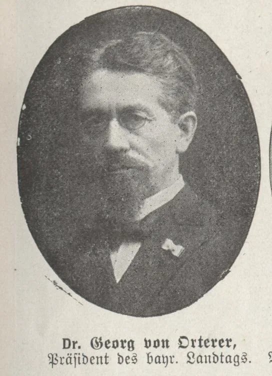 Portrait of Georg von Orterer (1849–1916) – memorial page