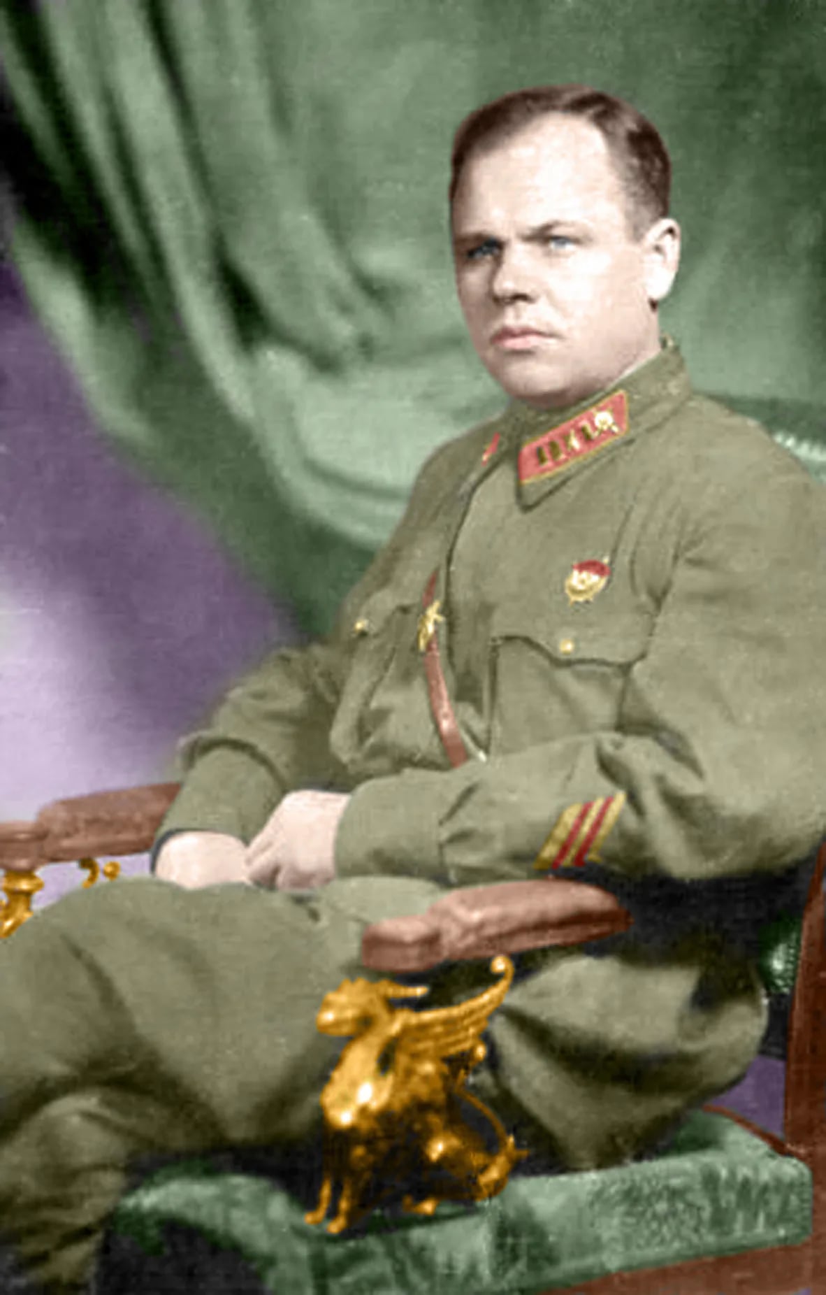 Porträt von Iossif Jegorowitsch Subarew (1907–1944) – Gedenkseite