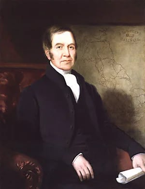 Portrait of George Bradshaw (1801–1853) – memorial page