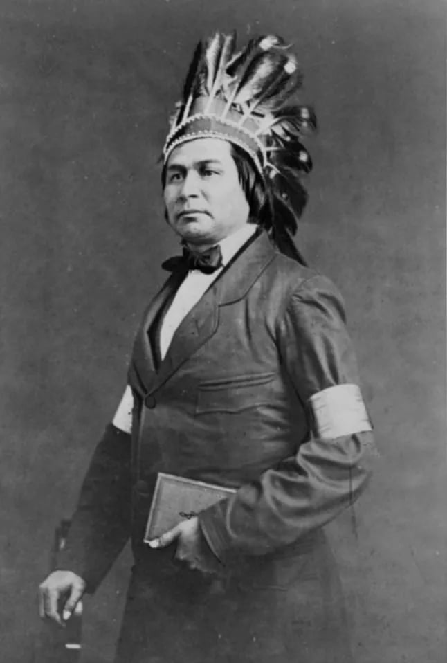 Portrait of George Copway (1818–1869) – memorial page