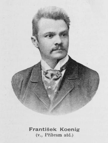 Porträt von František König (1853–1910) – Gedenkseite