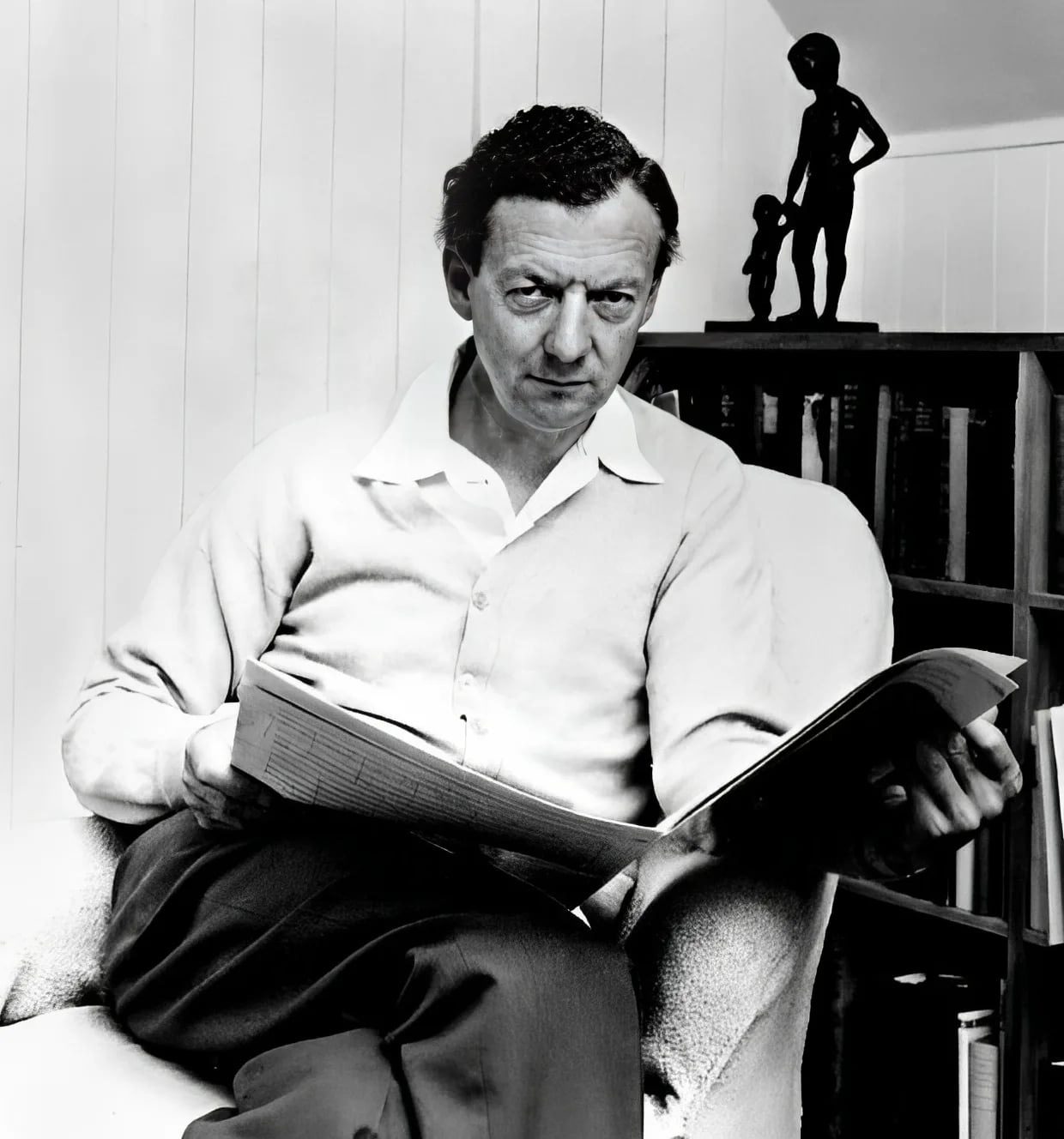 Porträt von Benjamin Britten (1913–1976) – Gedenkseite