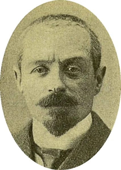 Porträt von Dmitri Nikolajewitsch Swjatopolk-Mirski (1874–1950) – Gedenkseite