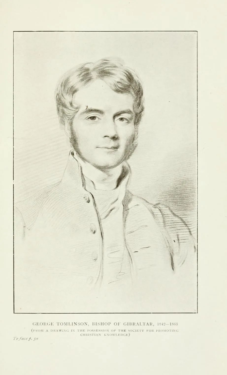 Porträt von George Tomlinson (1794–1863) – Gedenkseite