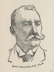 Portrait of George W. Taylor (1849–1932) – memorial page