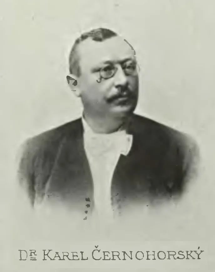 Portrait of Karel Černohorský (1861–1915) – memorial page