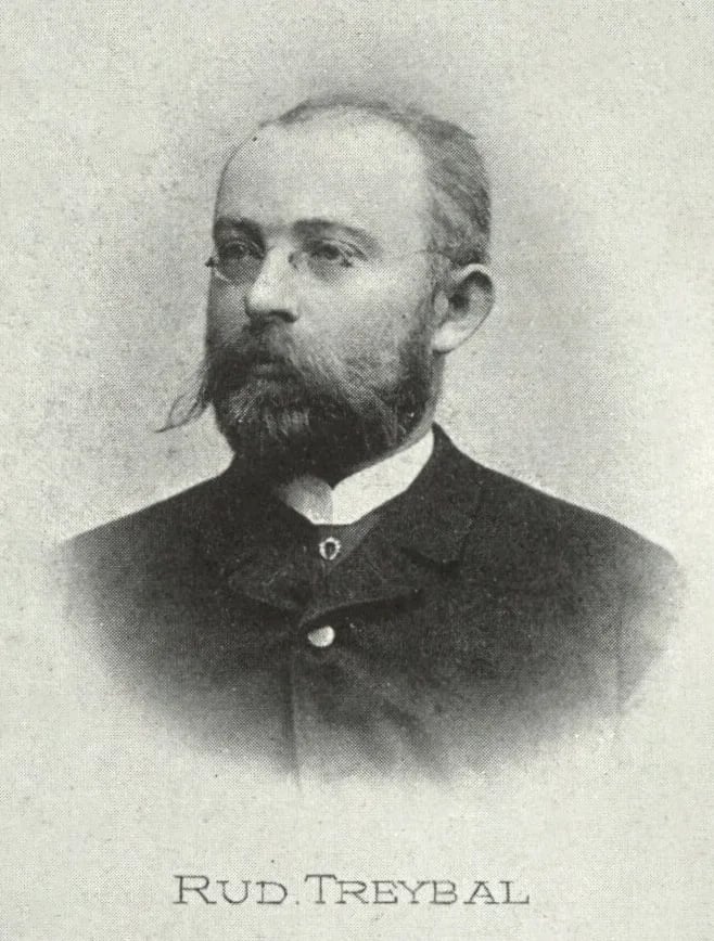 Porträt von Rudolf Treybal (1854–1911) – Gedenkseite