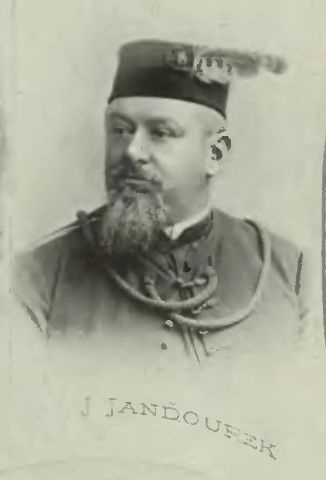 Portrait of Jan Janďourek (1849–1903) – memorial page