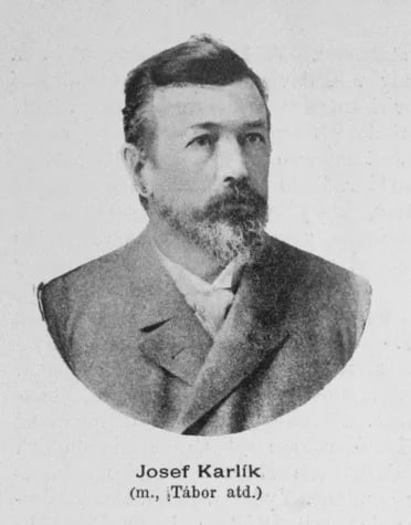 Porträt von Josef Karlík (1844–1915) – Gedenkseite