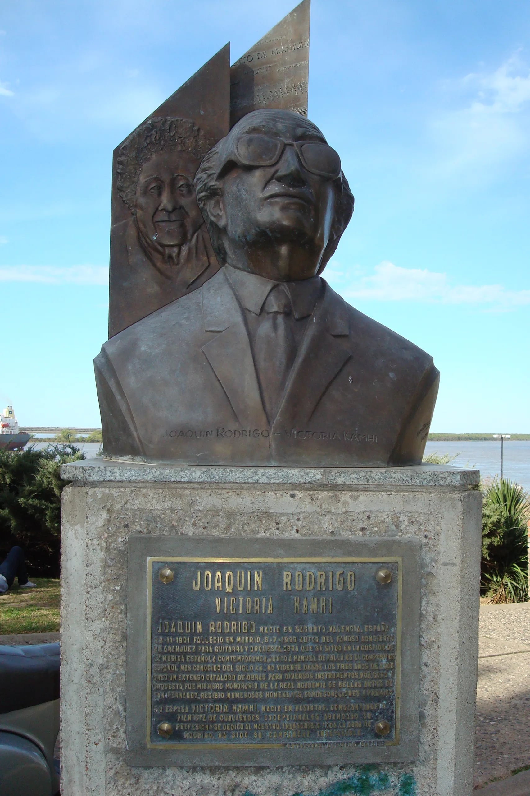 Porträt von Joaquín Rodrigo (1901–1999) – Gedenkseite