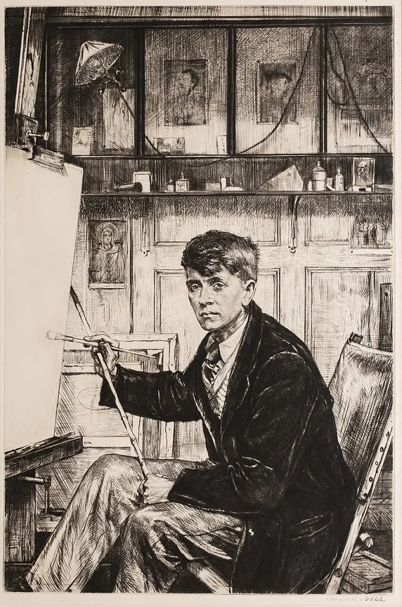 Portrait of Charles Cundall (1890–1971) – memorial page