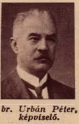 Portrait of Péter Urbán (1870–1935) – memorial page