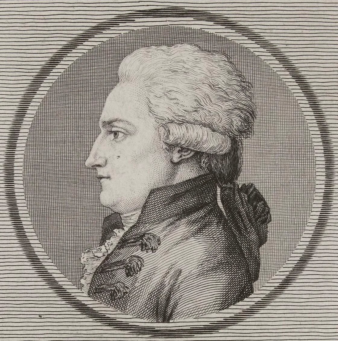 Porträt von Louis-Marie-Joseph Gossuin (1759–1821) – Gedenkseite