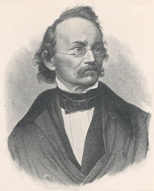 Portrait of Gustav König (1808–1869) – memorial page