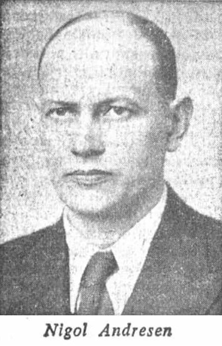 Portrait of Nigol Andresen (1899–1985) – memorial page