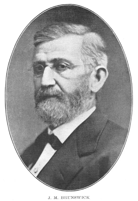 Porträt von John Moses Brunswick (1819–1886) – Gedenkseite