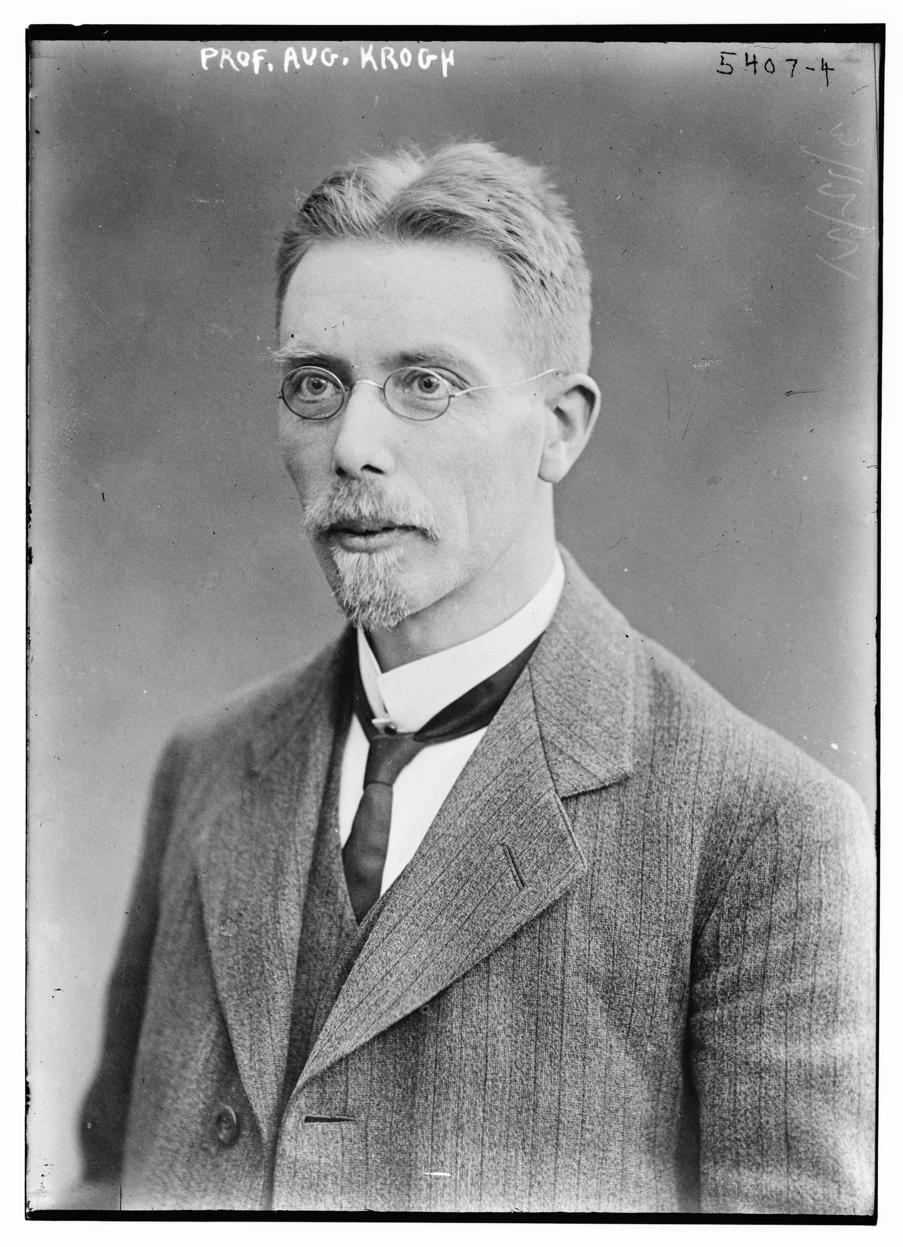 Portrait of August Krogh (1874–1949) – memorial page