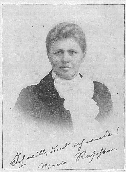 Porträt von Marie Raschke (1850–1935) – Gedenkseite