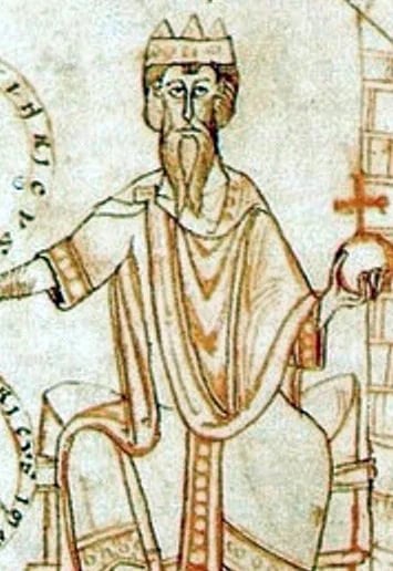 Porträt von Konrad II. (990–1039) – Gedenkseite