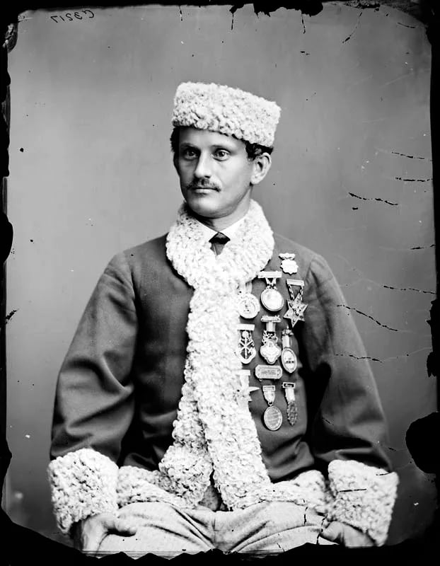 Porträt von Jackson Haines (1840–1876) – Gedenkseite