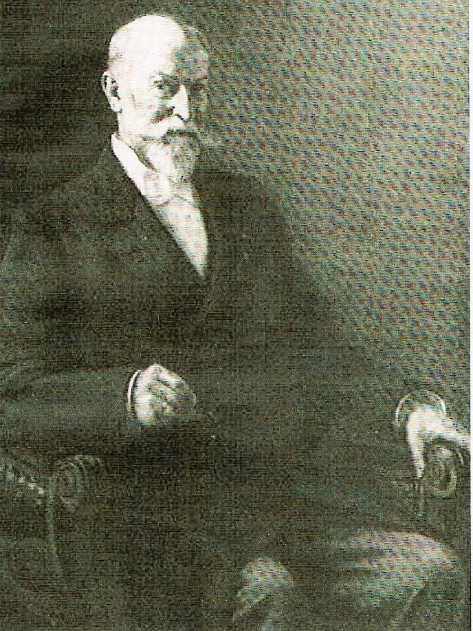 Portrait of Oskar Erckens (1824–1901) – memorial page