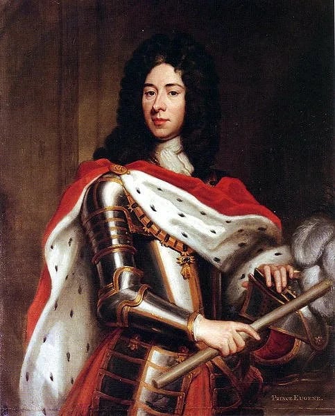 Porträt von Eugen von Savoyen (1663–1736) – Gedenkseite