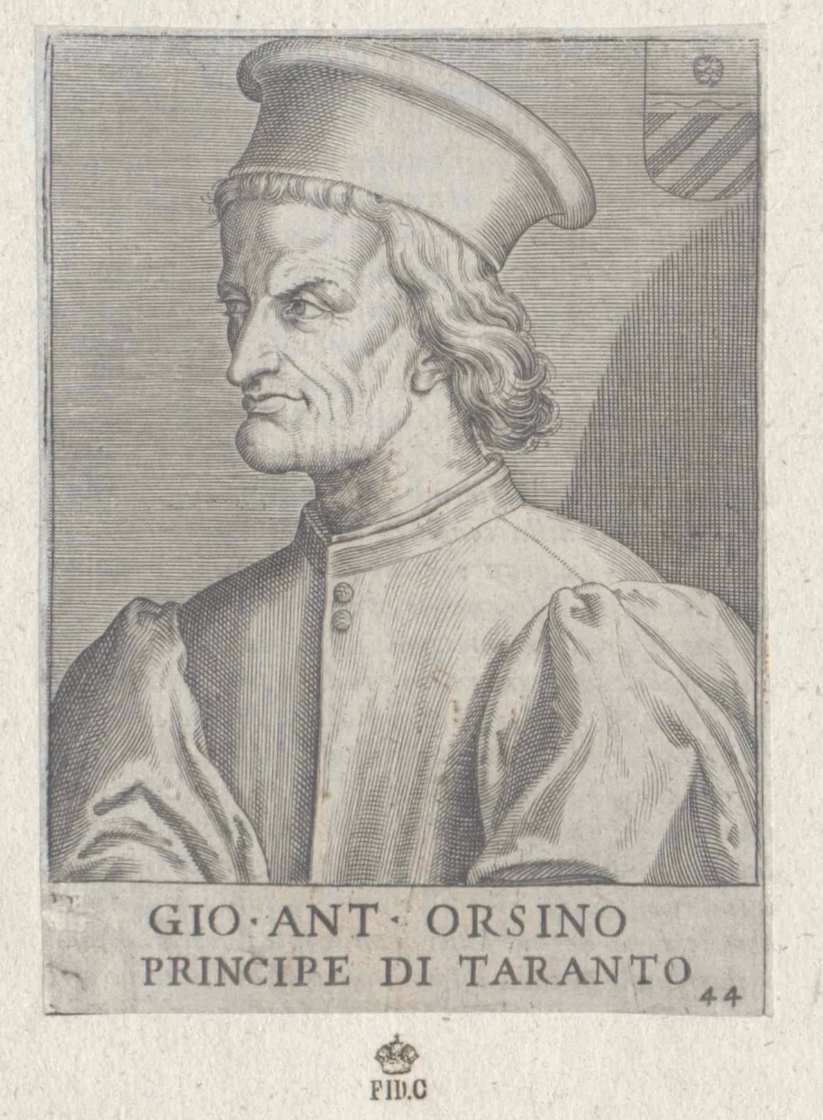 Portrait of Giovanni Antonio Orsini del Balzo (1386–1463) – memorial page