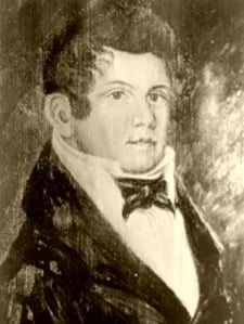 Porträt von Robert Potter (1799–1842) – Gedenkseite