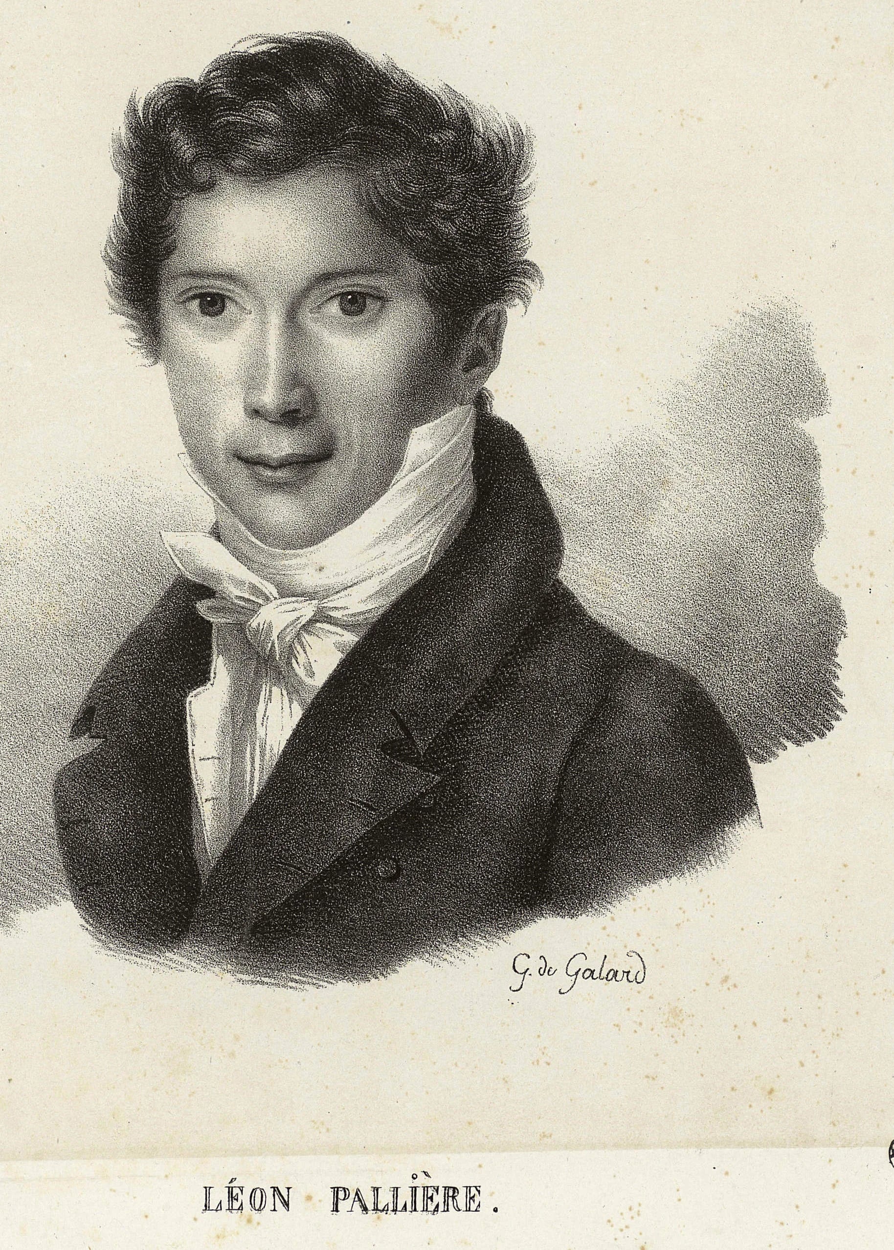 Porträt von Louis-Vincent-Léon Pallière (1787–1820) – Gedenkseite