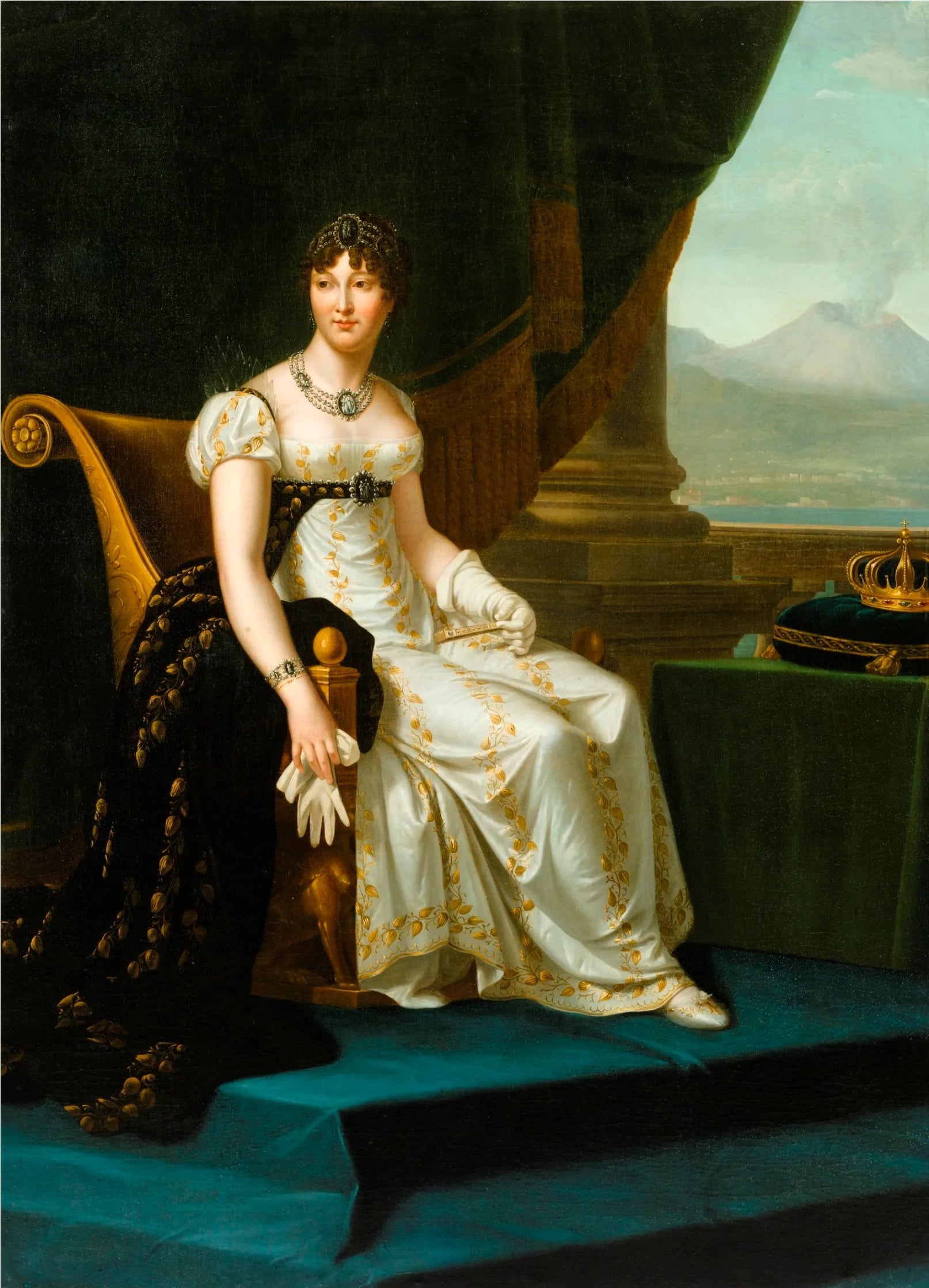 Porträt von Caroline Bonaparte (1782–1839) – Gedenkseite