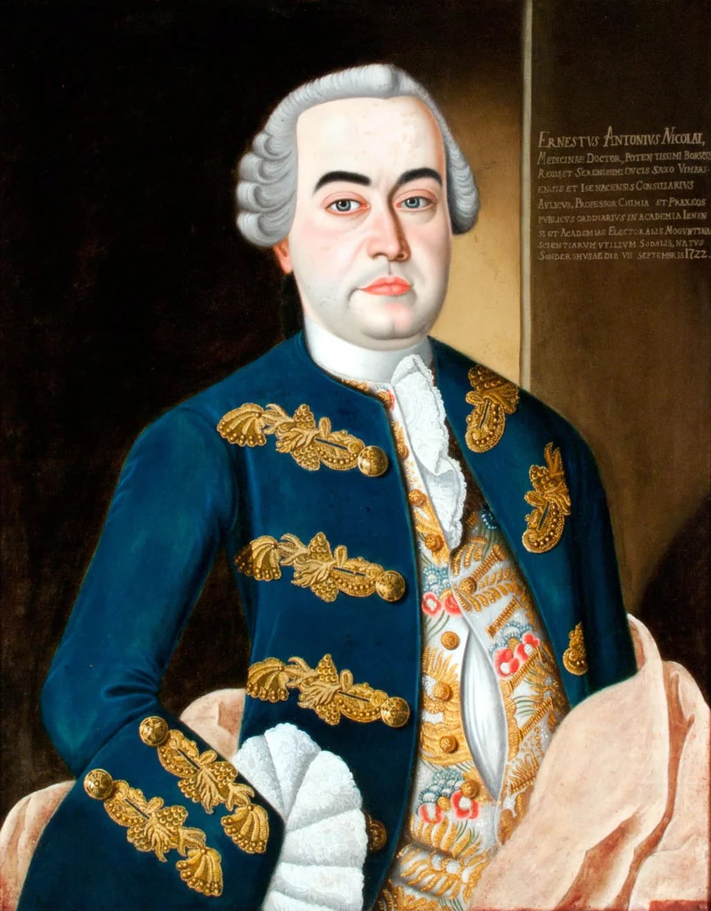 Portrait of Ernst Anton Nicolai (1722–1802) – memorial page