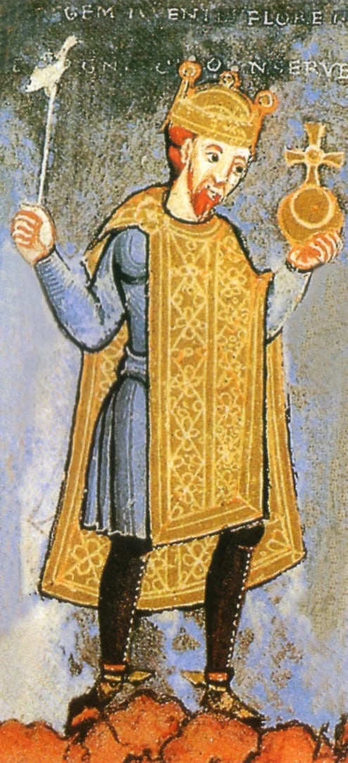 Porträt von Heinrich III. (1016–1056) – Gedenkseite