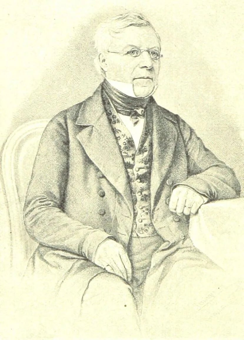 Porträt von Peter Bally (1783–1849) – Gedenkseite