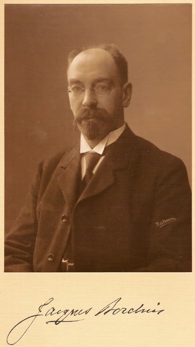Porträt von Jacques Borelius (1859–1921) – Gedenkseite