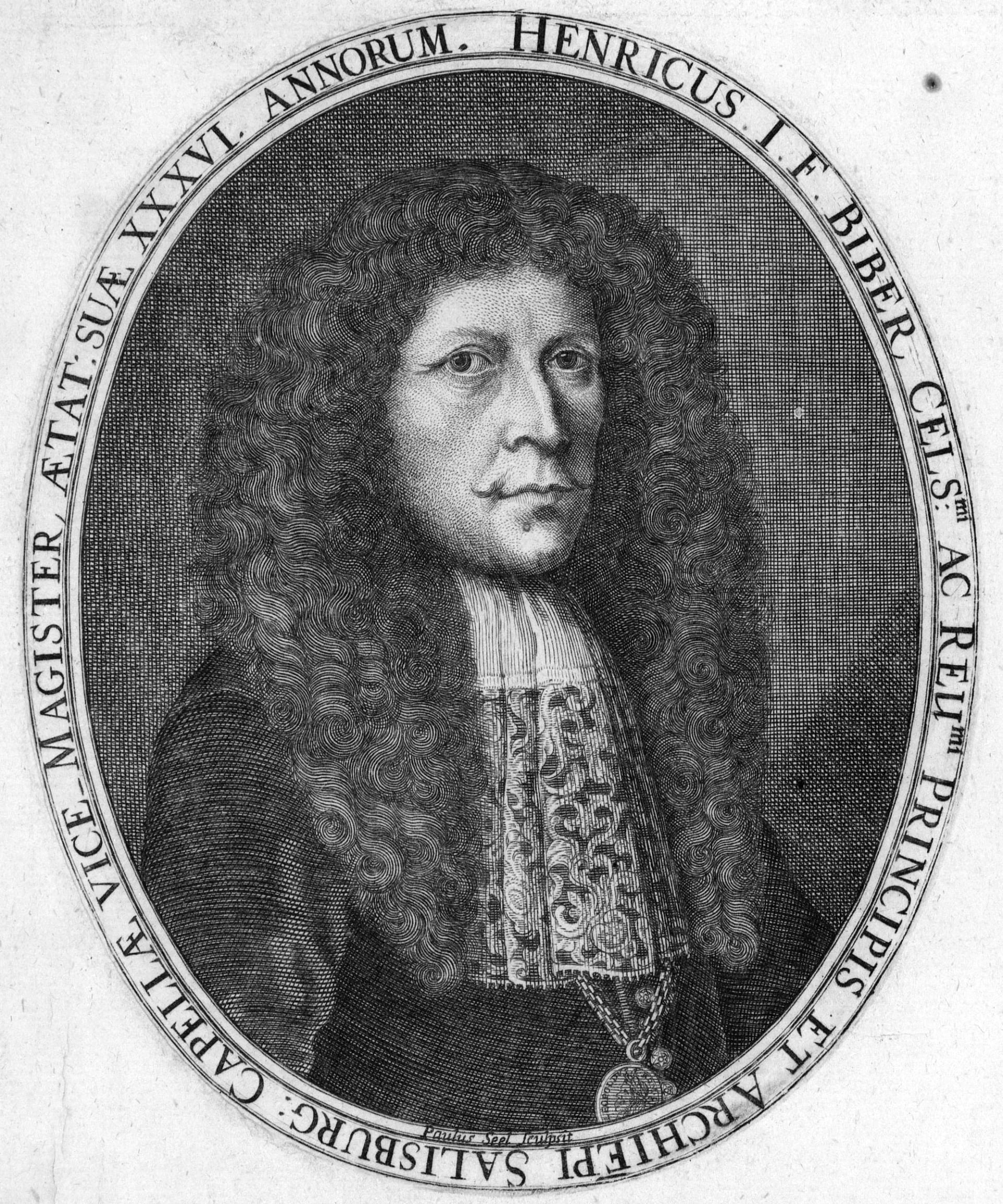 Porträt von Heinrich Ignaz Franz Biber (1644–1704) – Gedenkseite