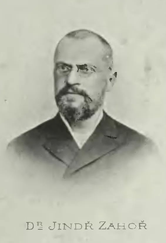 Porträt von Jindřich Záhoř (1845–1927) – Gedenkseite
