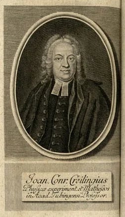 Porträt von Johann Conrad Creiling (1673–1752) – Gedenkseite