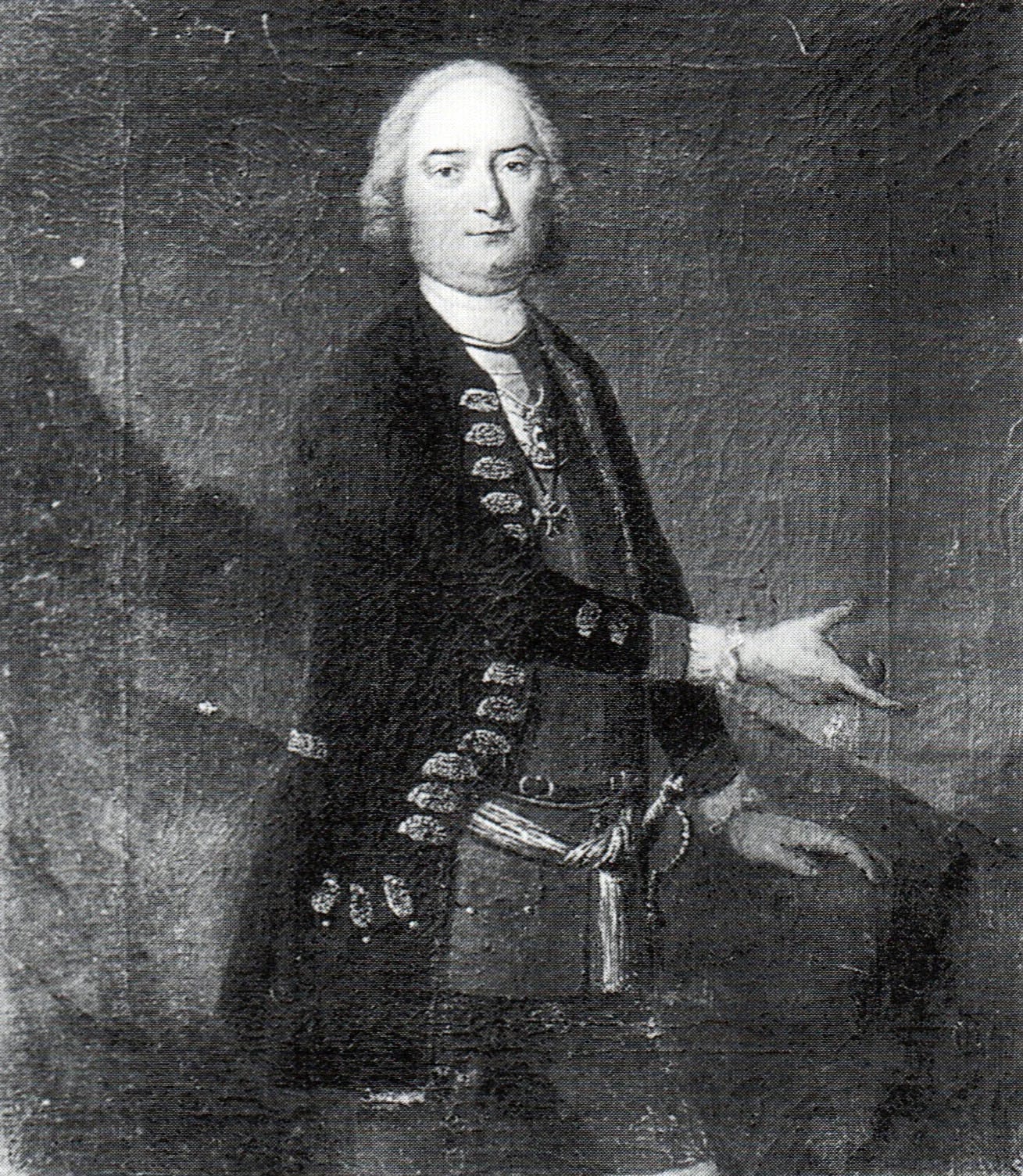 Porträt von Gottfried Emanuel von Einsiedel (1690–1745) – Gedenkseite