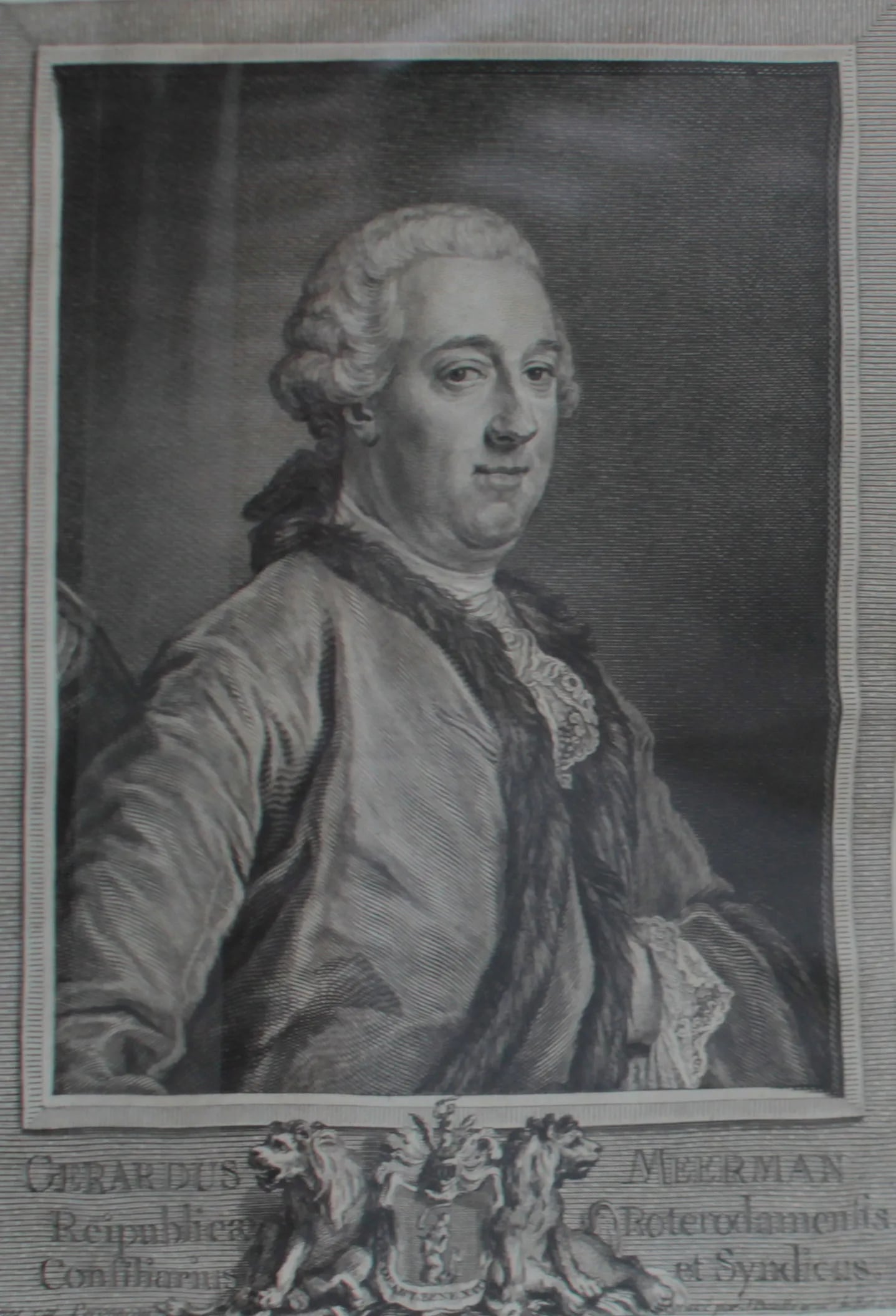 Porträt von Gerard Meerman (1722–1771) – Gedenkseite