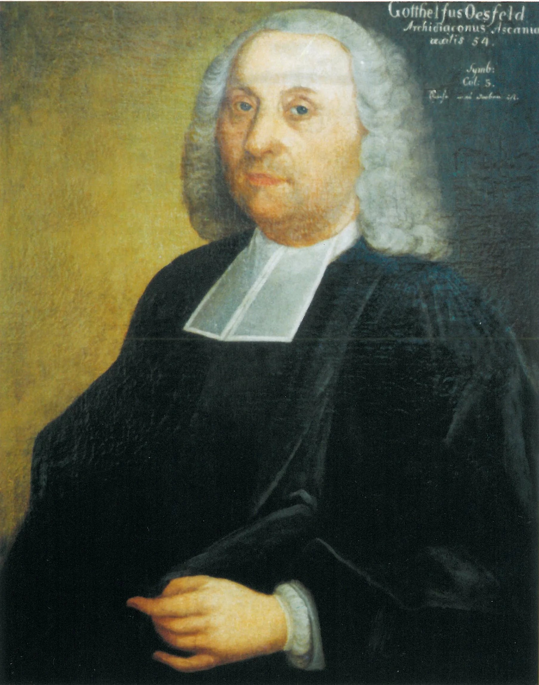 Porträt von Gotthelf Friedrich Oesfeld (1735–1801) – Gedenkseite
